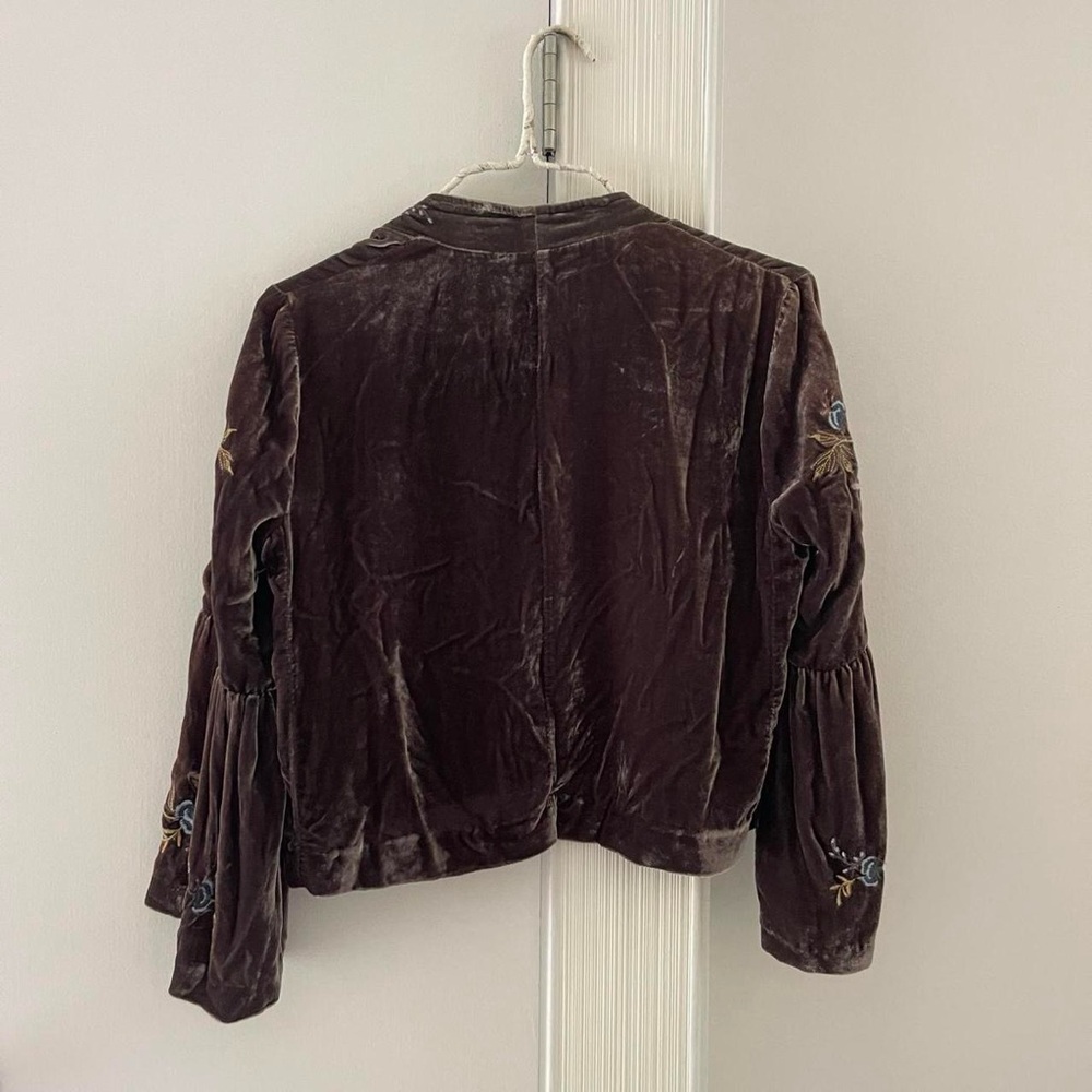 Johnny Was Brown Blazer / Cardigan - Picture 3 of 4